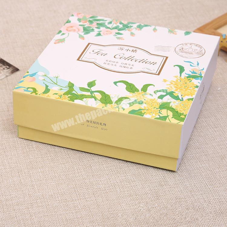 eco friendly paper gift packaging box design cheap wholesale