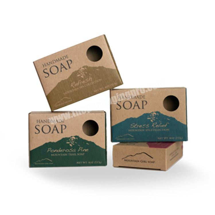eco-friendly paper handmade soap packaging