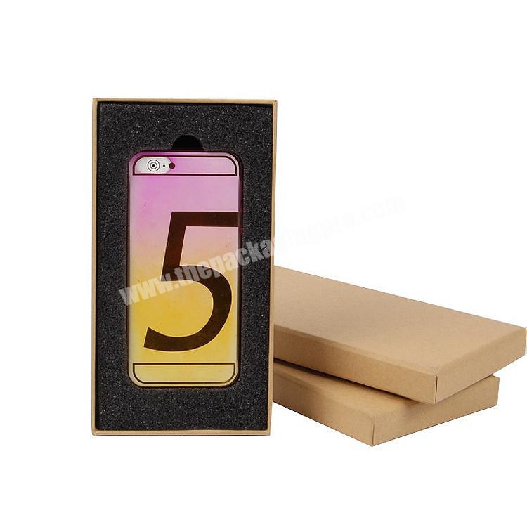 eco friendly paper material New style mobile case paper box packaging