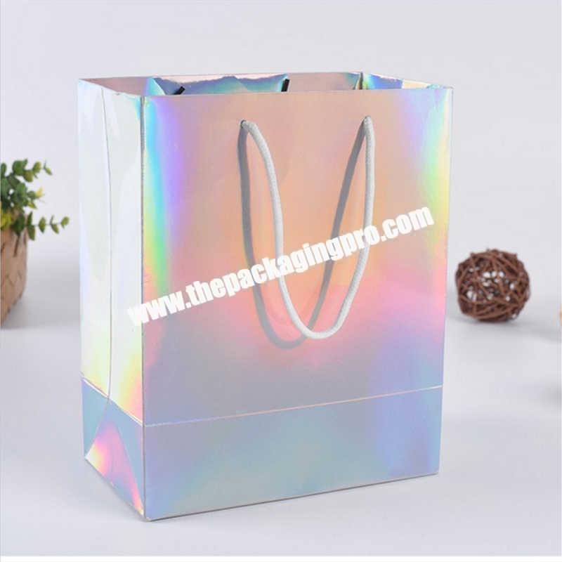 ECO Friendly Products Custom Carrier Bags Packaging Bag Foldable Reusable Paper Shopping Bag With Logo