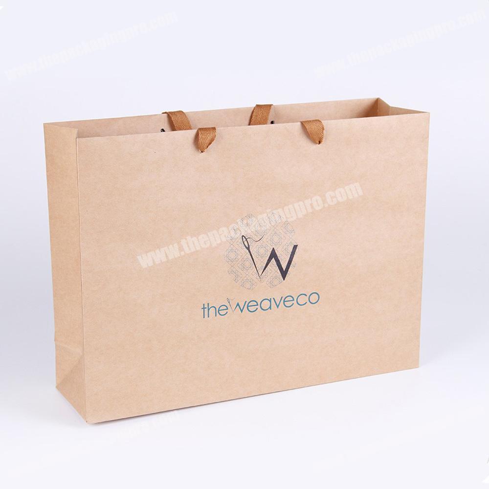 Eco-friendly Recyclable Luxury High Quality Custom Kraft Paper Bag