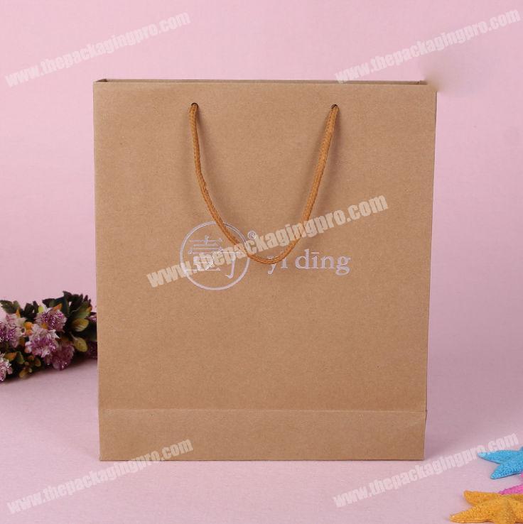 Eco-friendly recyclable luxury high quality kraft paper bag