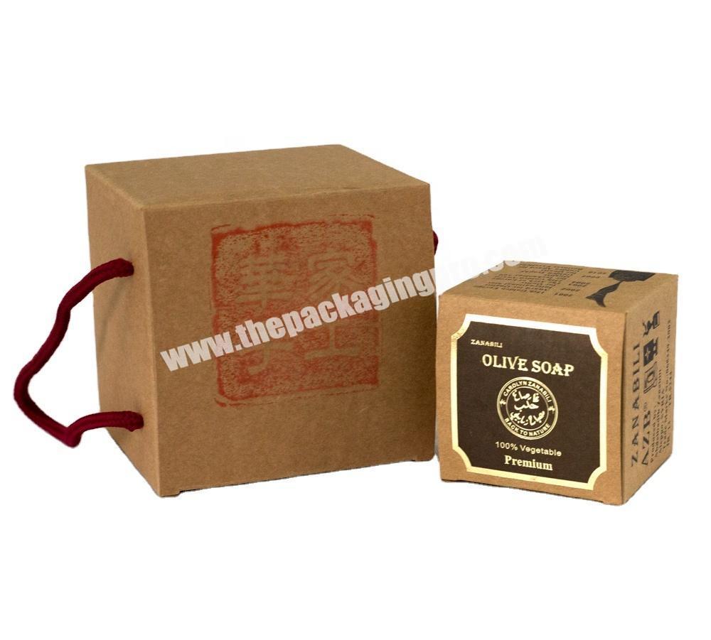 Eco friendly Recycled Natural Kraft Paper Box