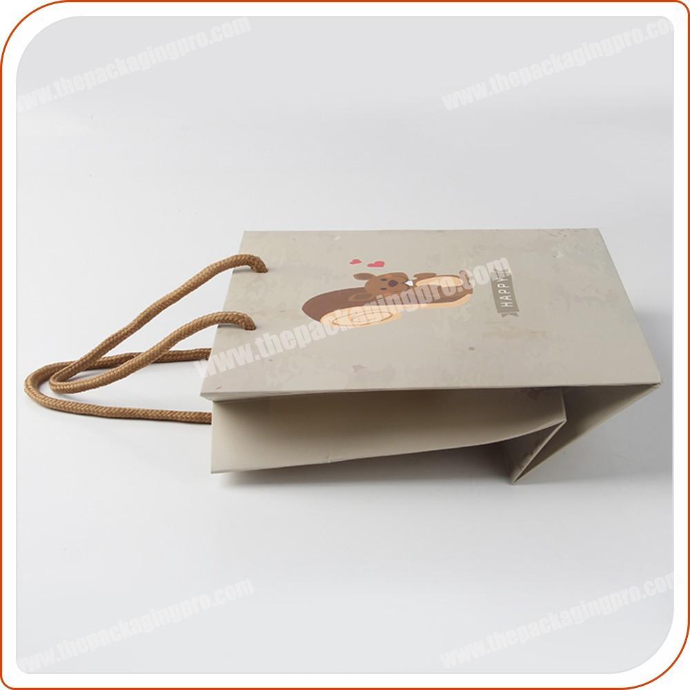 Eco friendly slogans raw materials of paper gift bag making for shopping
