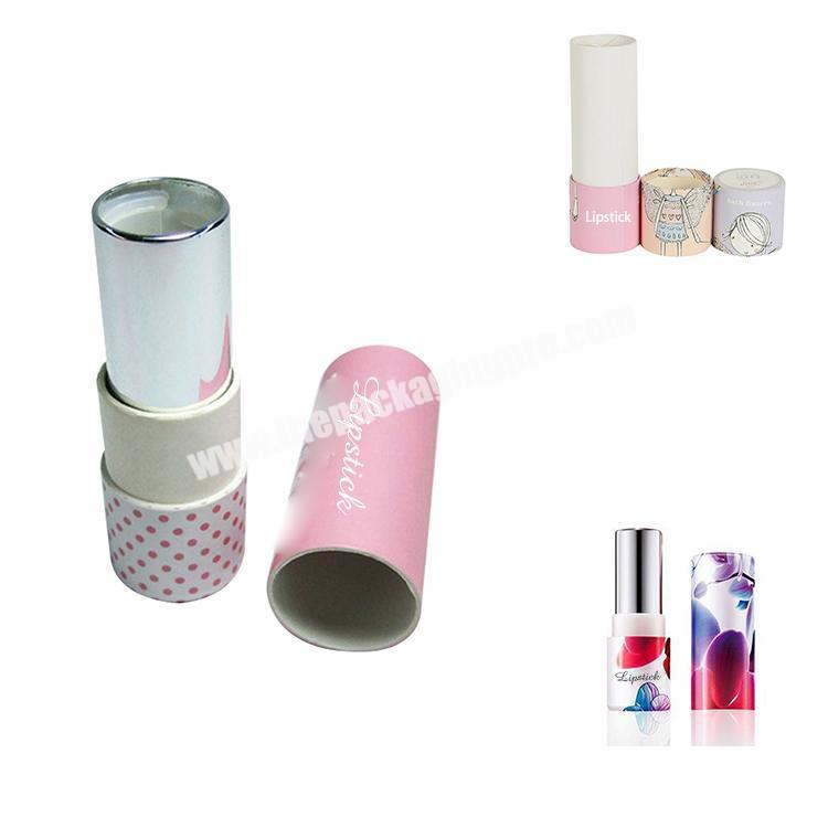 Eco-friendly small paper tube paper cylinder tube box paper lipstick tube