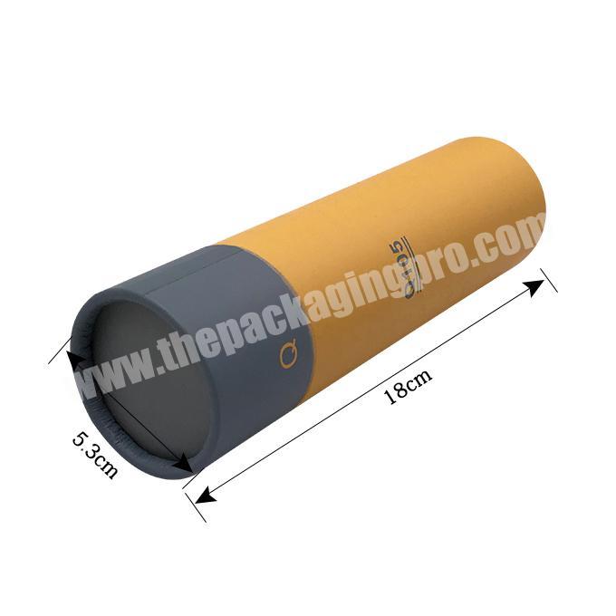 Eco-Friendly t-shirt packaging tube sock in box small round gift