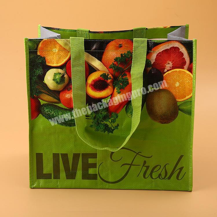 Eco-friendly Top Quality Supermarket Shopping Non-woven Tote Bag with Logo Printed