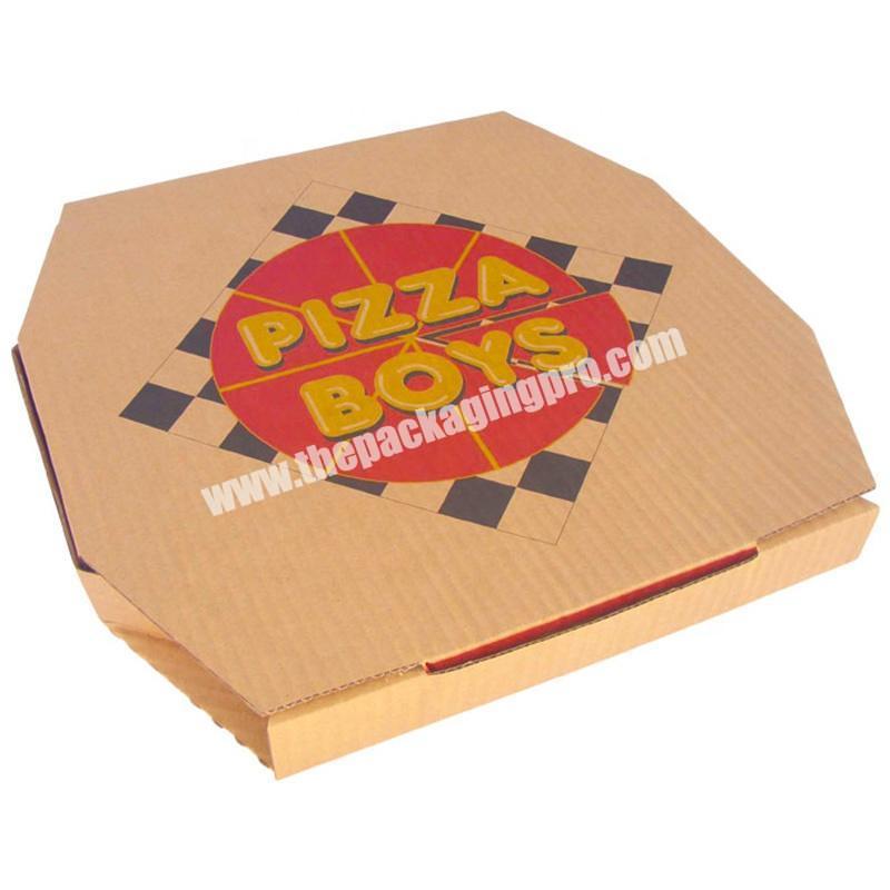 ECO friendly wholesale kraft paper box for pizza packaging