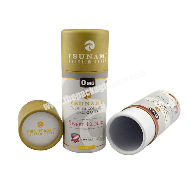 eco paper tube cylinder tube box round cardboard boxes for essential oil