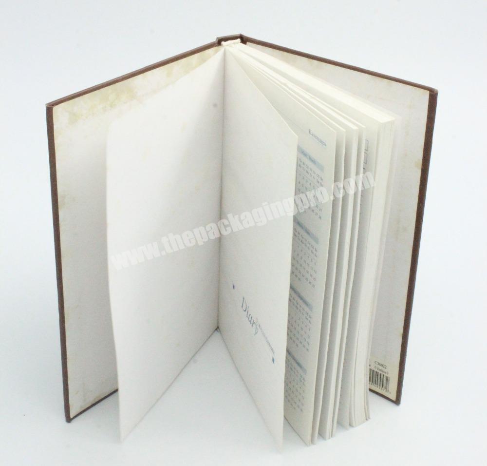 Eco-Recycled Hot Sale Cheap Paper Thin Hardcover Notebook Production Line With Blank Page