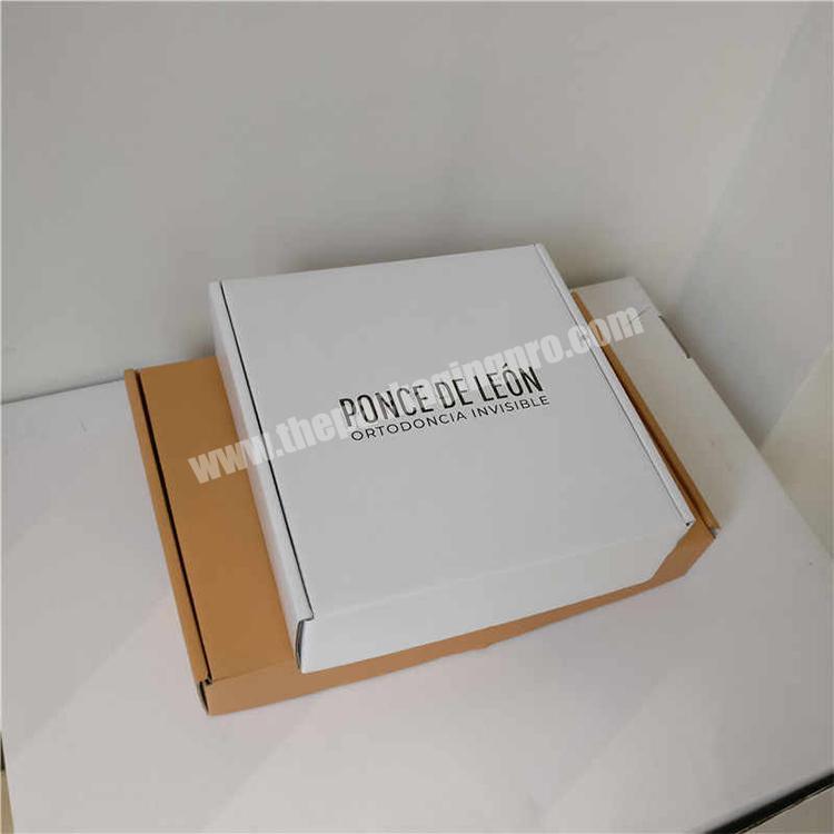 ecofriendly brown packaging custom kraft box