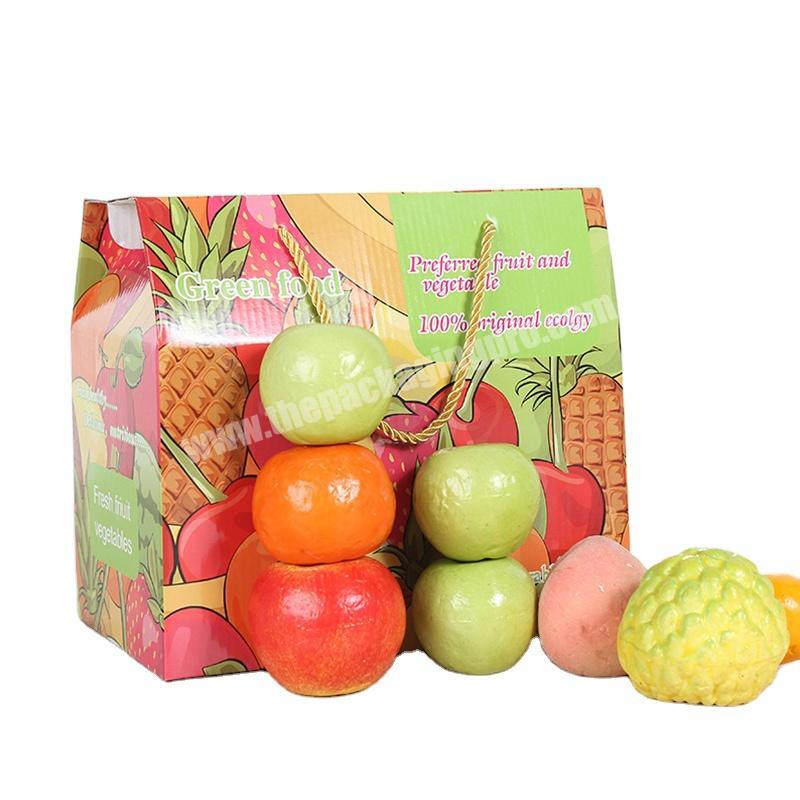 Electronic Products Packing Mango Recyclable Strong Apple Shipping Corrugated Cardboard Carton Moving Fruit Packaging Paper Box