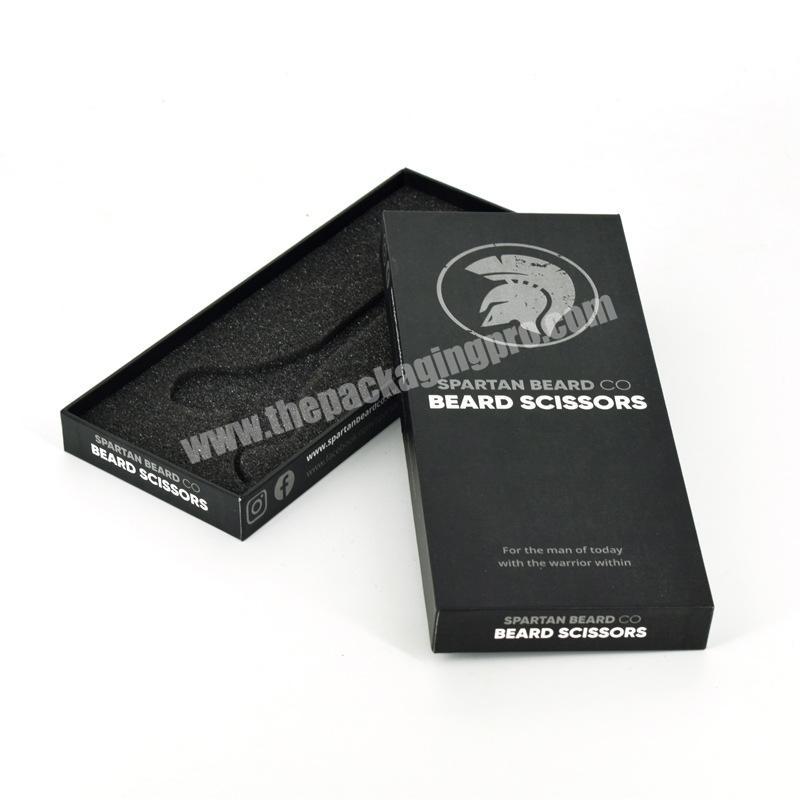 elegant cardboard custom scissor packaging paper box