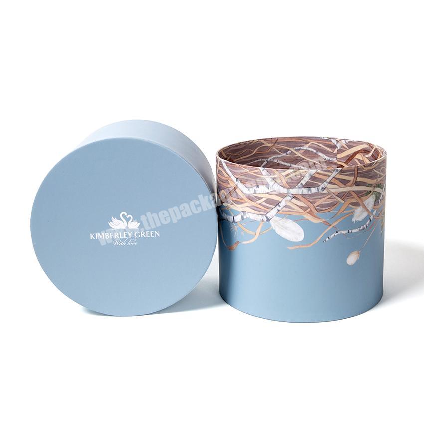 Elegant decorative extra large white round gift boxes with lids wholesale