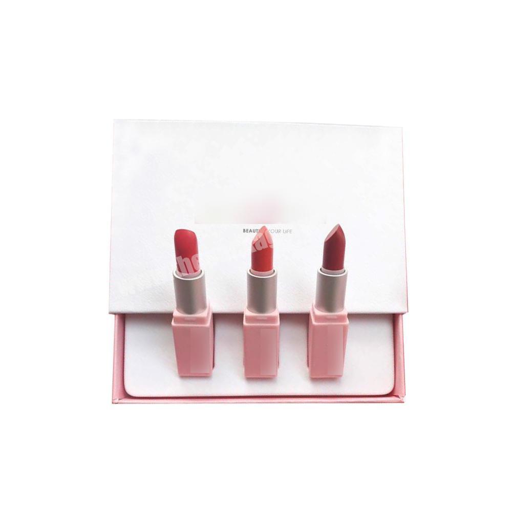 elegant liquid matte lipstick factory direct storage cosmetic paper package box