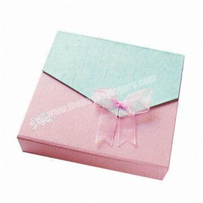 Elegant paper wedding jewelry boxes for necklace