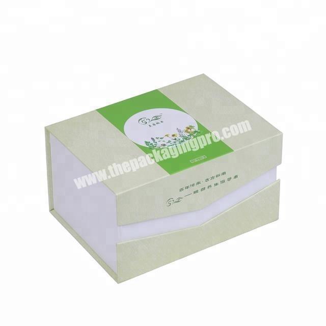 elegant printing magnetic cosmetic skincare box packaging