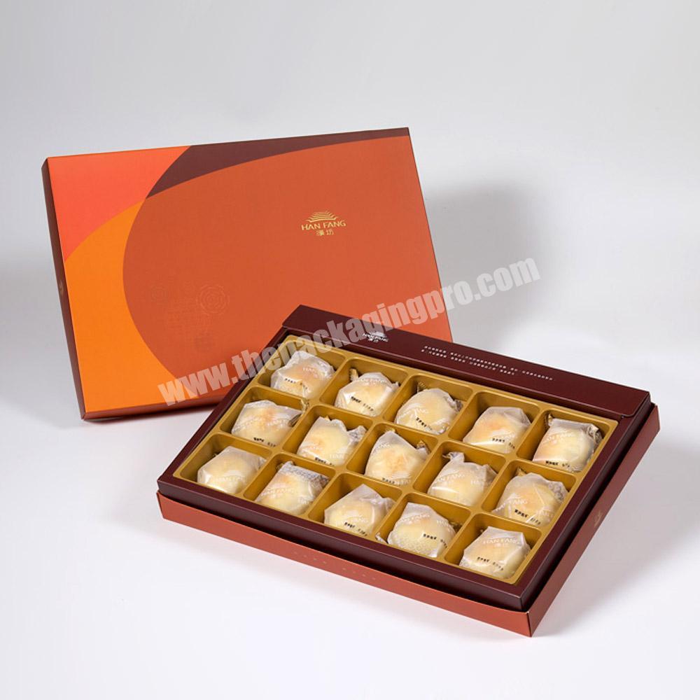 Empty chocolate boxes with lid and trays