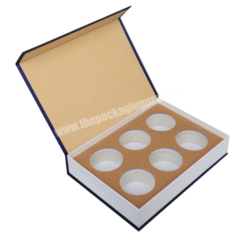 Empty gift box kraft cosmetics packaging box custom health care products tea book box custom