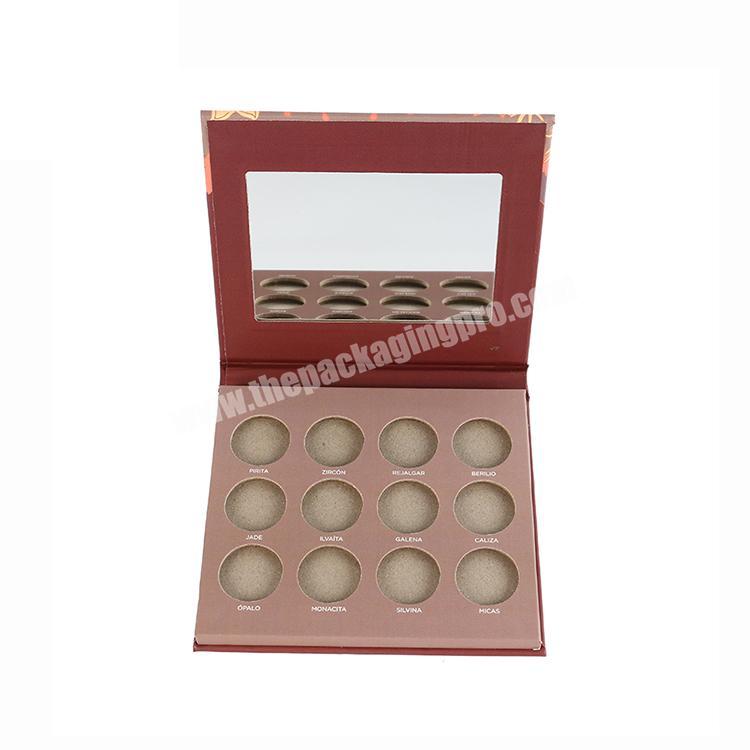 Empty Make Up Eye Shadow Private Label Eyeshadow Palette With Mirror