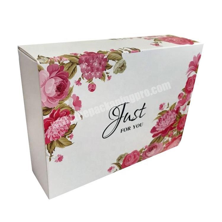Empty recycled paper tea packaging box cardboard packing boxes