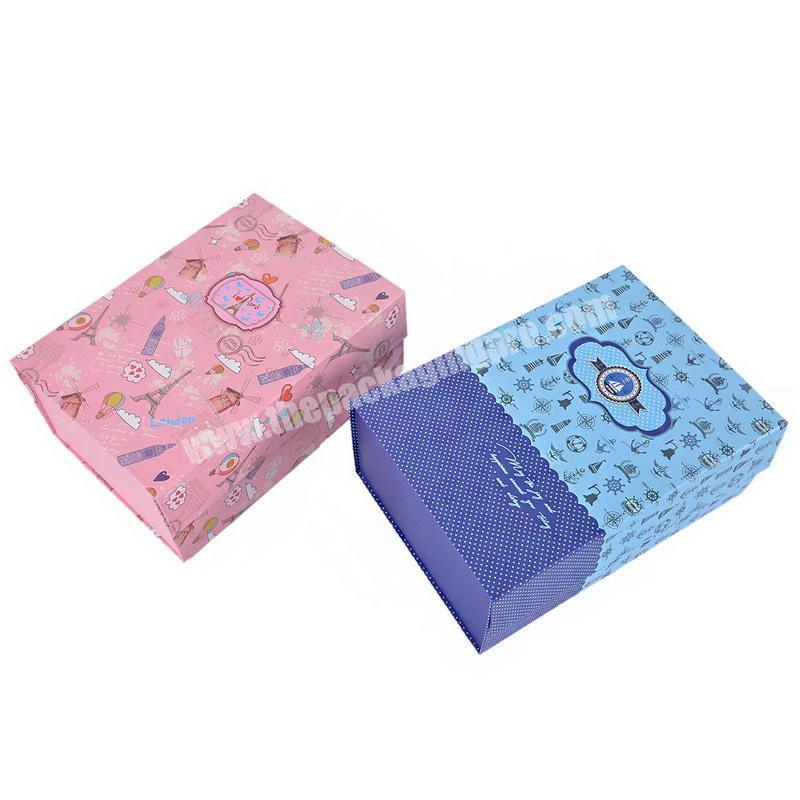 Engram Wholesale floding boxes magnetic paper box with lid custom boxes for food or clothes