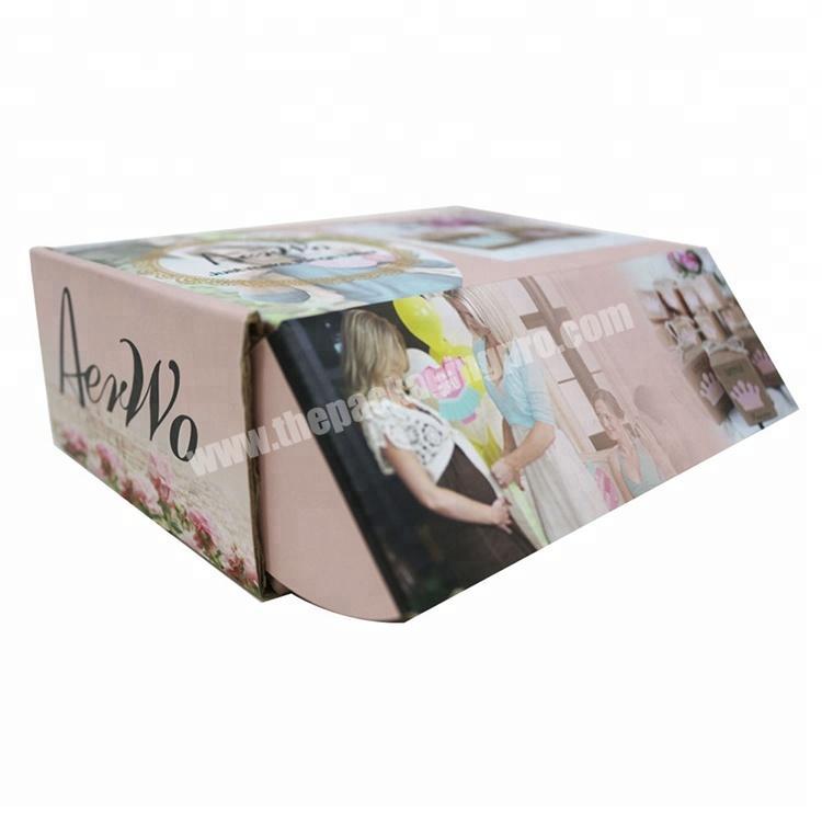 Environment-Friendly New design Biodegradable China supplier Corrugated Packaging Paper Box
