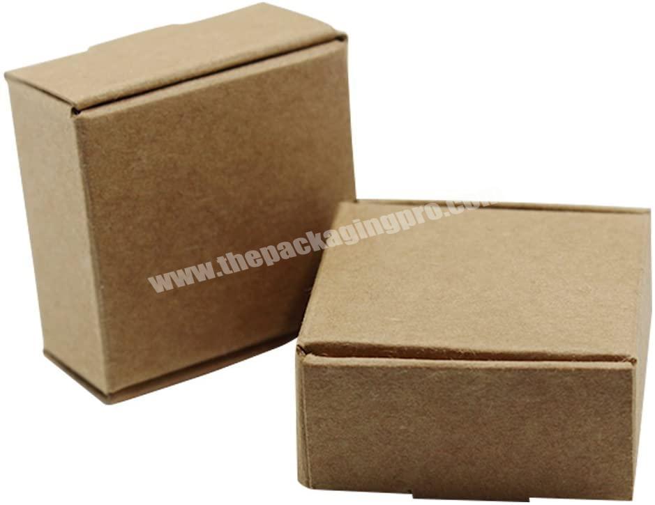 Environmental Friendly Recycled Cardboard Paper Corrugated Package Gift Box Square