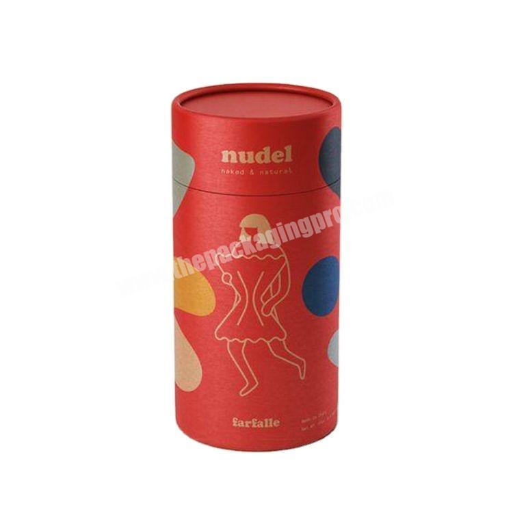 Environmental Friendly Recycled Cardboard Paper Tube Box For Cosmetic Packaging