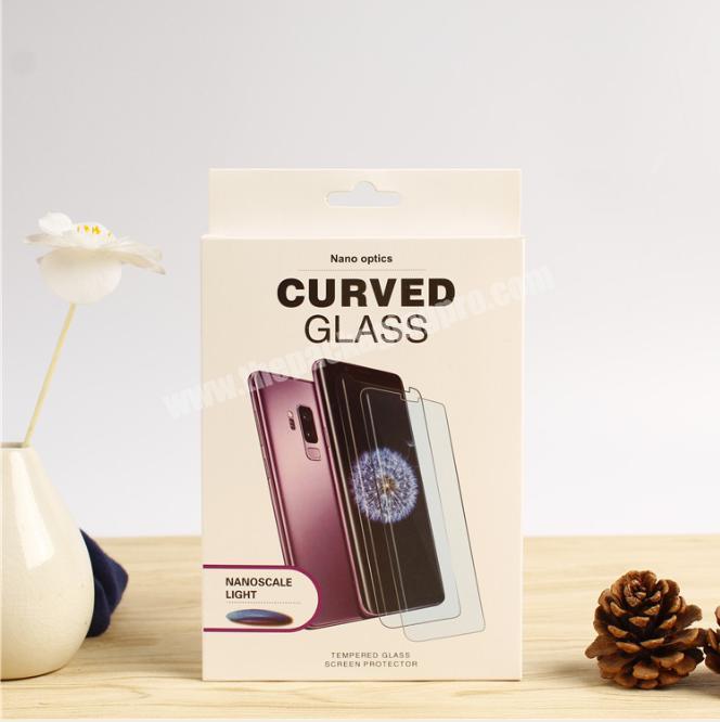 Environmental Phone Tempered Glass Packaging Box As Paper Box