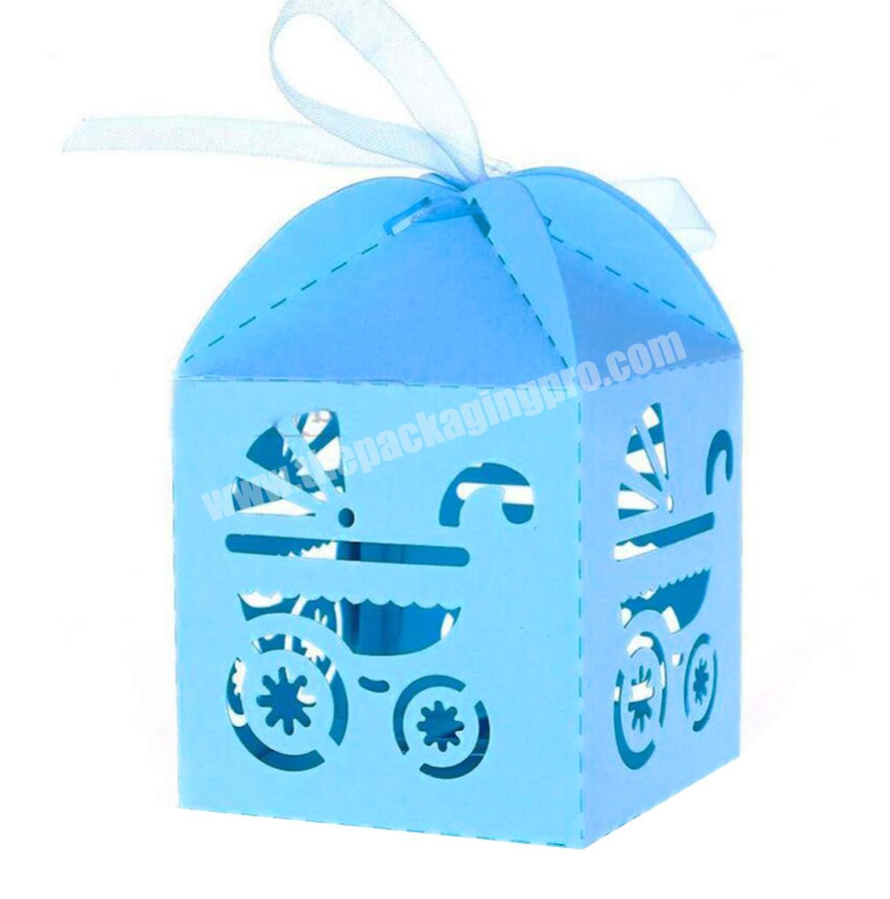 Environmentally friendly box packing universal hollow baby carriage custom chocolate box gift cake packing box