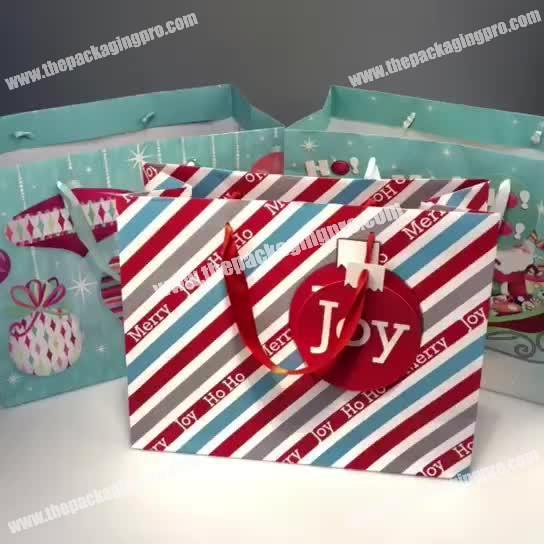 EX-FACTORY Price Cheap Colorful holiday gift shopping bag