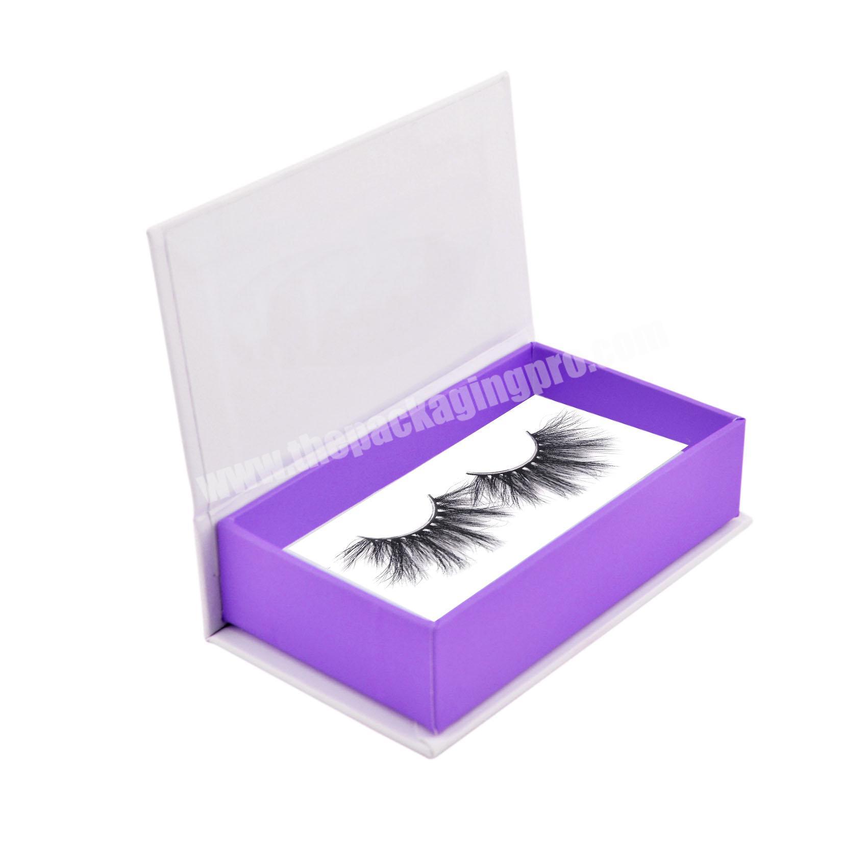 experienced manufacturer custom eyelash packaging box with color printing