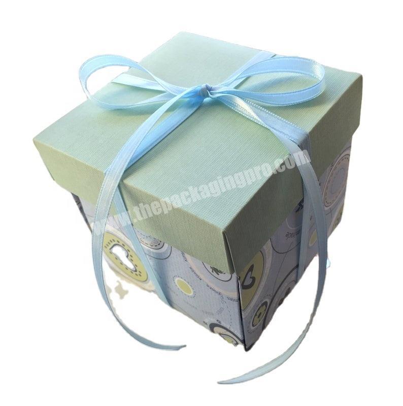 Exploding box baby shower greeting card children's personalized surprise boxes