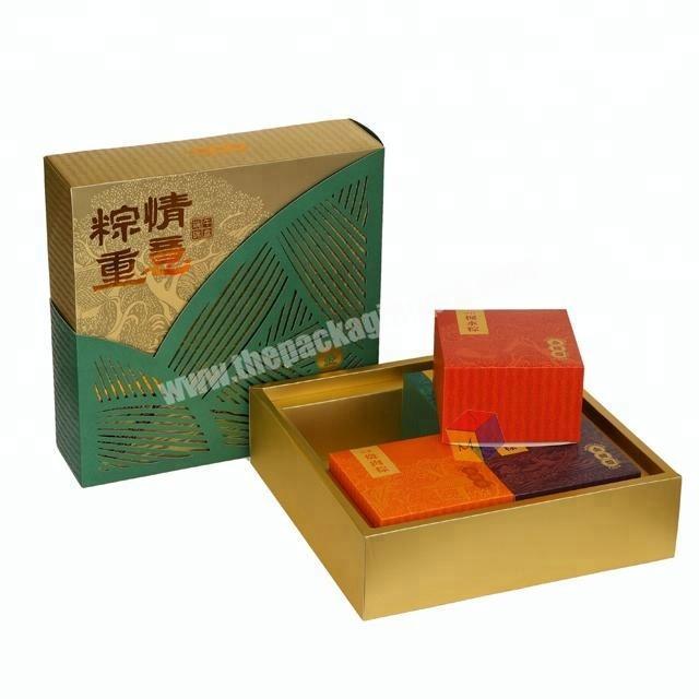 exquisite luxury hollow-carved design moon cake box