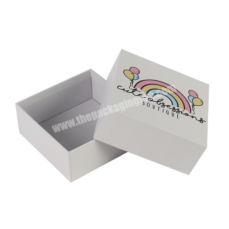 Exquisite Package Display Wholesale White Boutique Gift Box