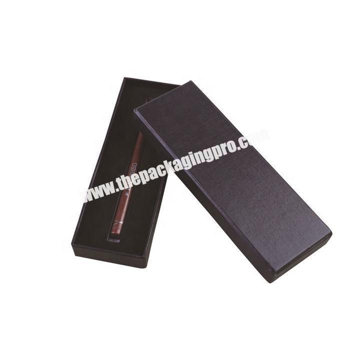 Exquisite paper pen gift box plain color packing box from China