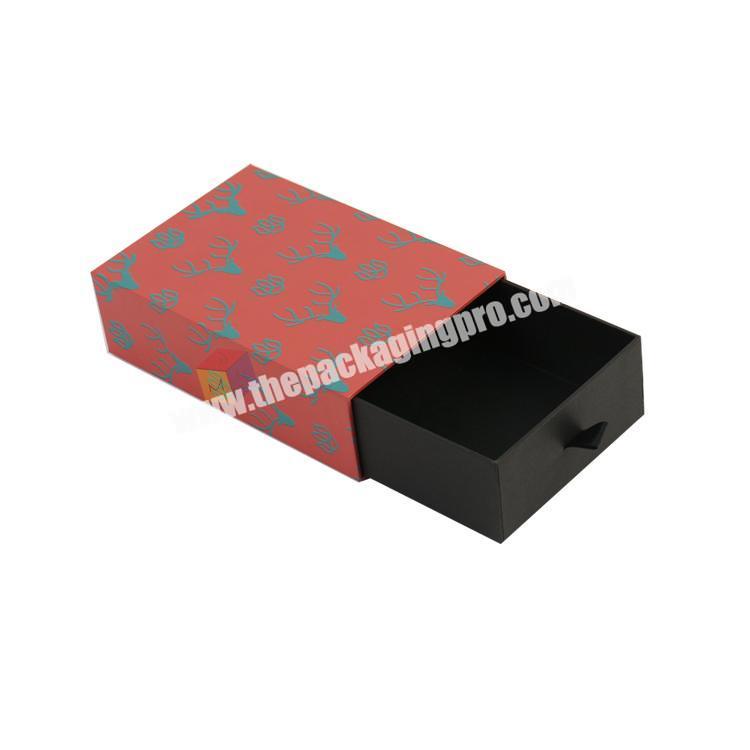 exquisite printing drawer jewelry box packaging
