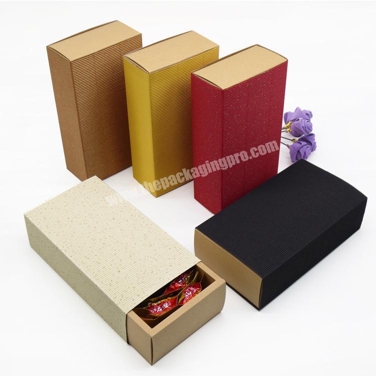 Exquisite small drawer packaging style high quality kraft paper box