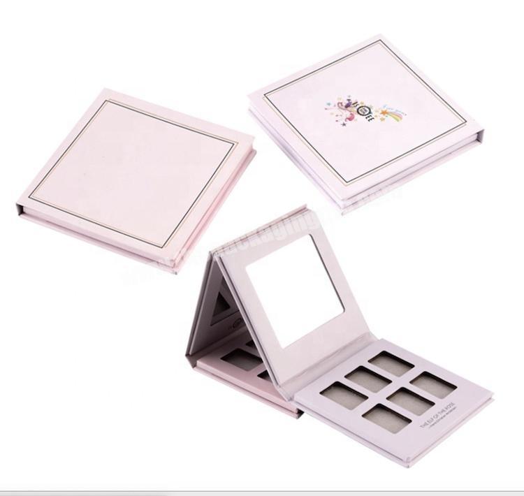 Eye makeup multi-color monochrome paper eyeshadow paper packaging box packaging materials new direct customization can add logo