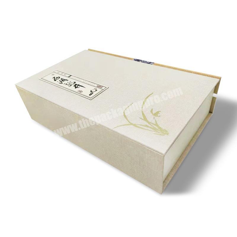 Factory Best Price Custom Paper Folding Gift Tea Packaging Box With Magnetic Closure
