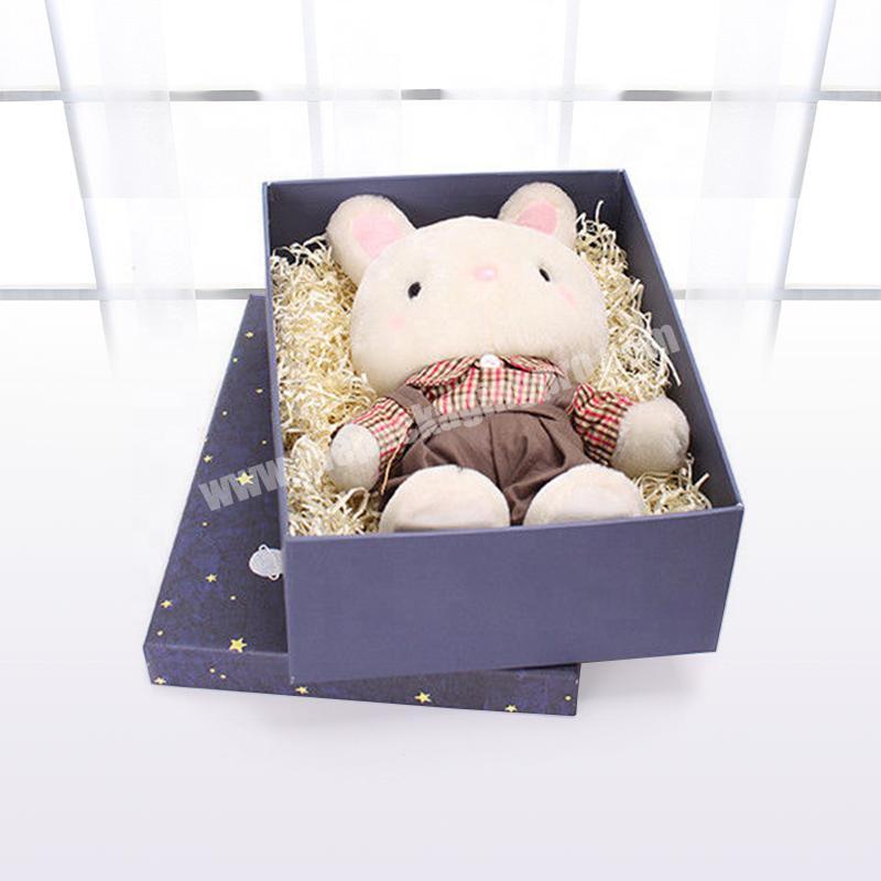 Factory cheap price doll gift  box packaging toy packaging with custom logo