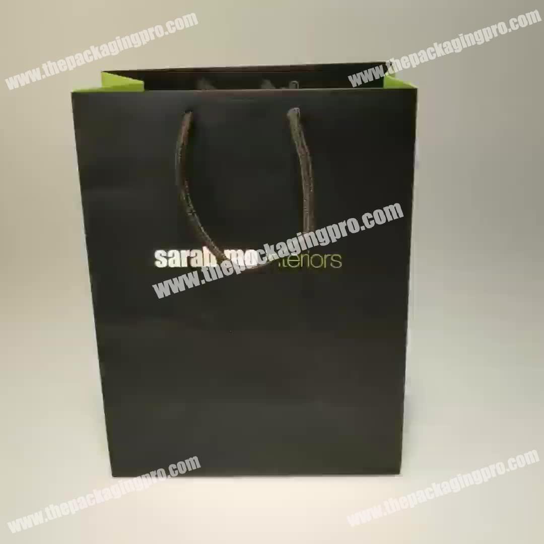 Factory Chinese Best Stock Free Sample Custom Paper Shopping Bags with LOGO