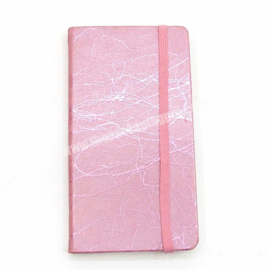 Factory Colorful PU Cover Notebook With Custom Colorful Ribbon And Elastic Diary