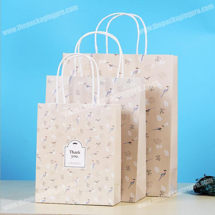 Factory custom cheap kraft paper bag suppliers printing