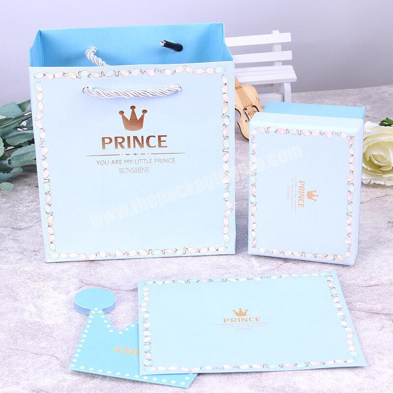 Factory Custom Logo Printed Jewelry Packaging Boxes Elegant Diy Gift Box With Ribbon