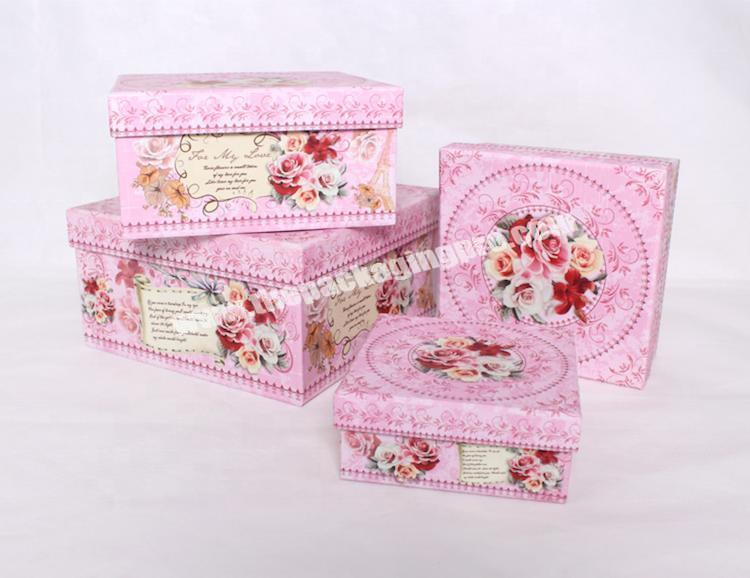 Factory custom - made high - grade heaven cover square box, square gift paper box