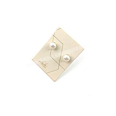 Factory custom printing earring display cards display paper jewelry card