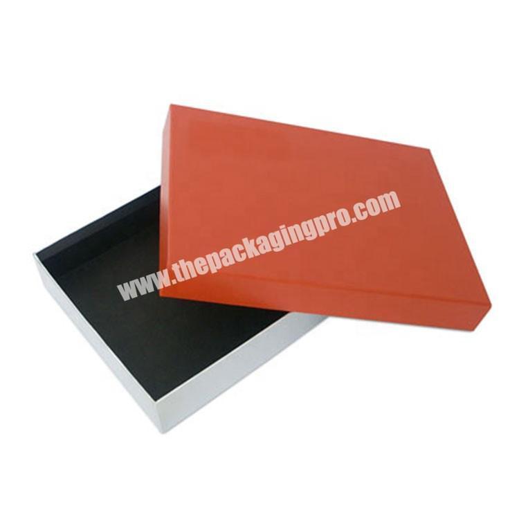 Factory Custom Production Logo Printed Lid And Base Structure Paper Box For Gift Packaging