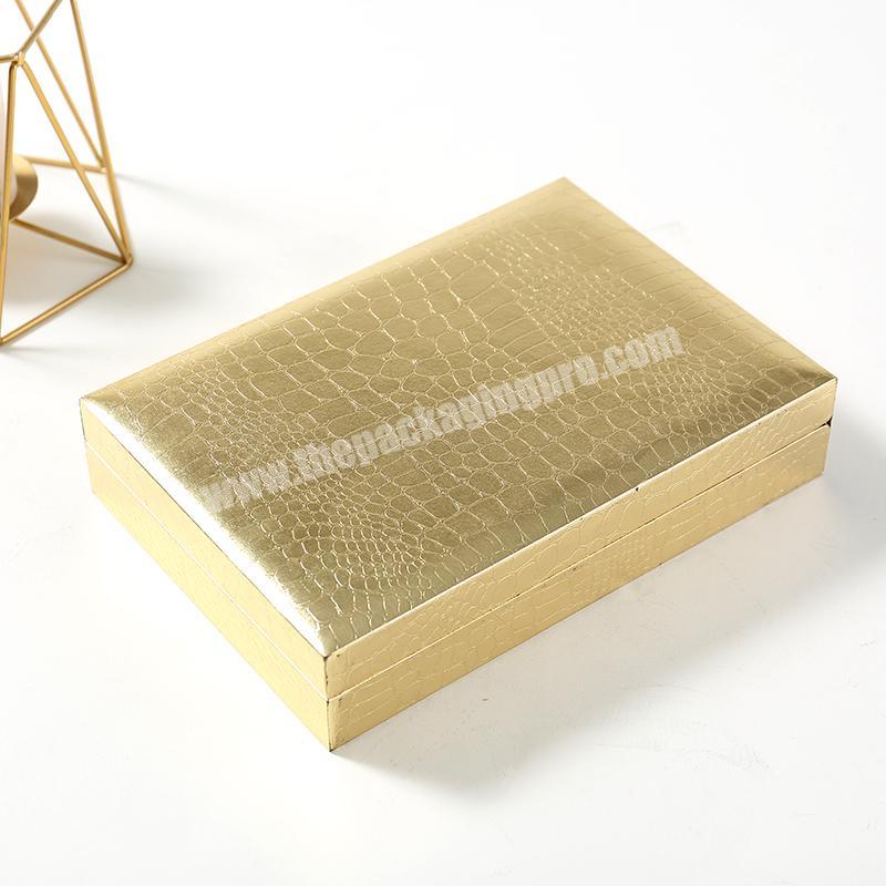 Factory Custom Shape PU Leather Gift Packaging Health Care Gift Box For Cosmetic